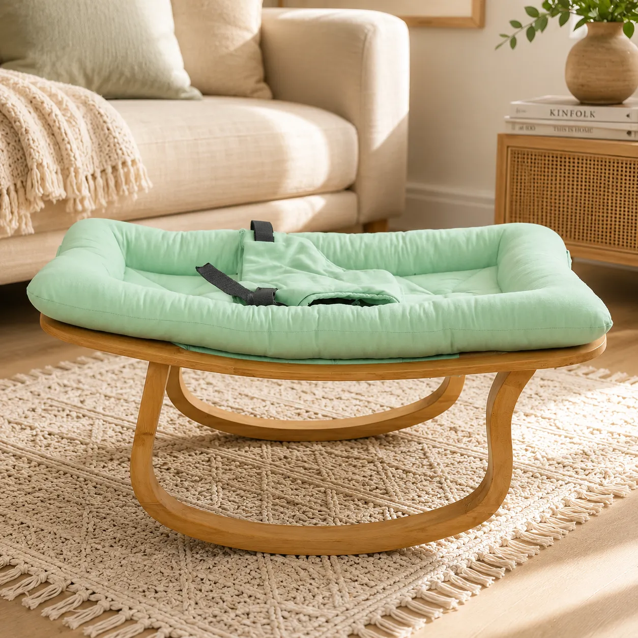 premium ergonomic wooden baby bouncer & rocker premium ergonomic wooden baby bouncer & rocker