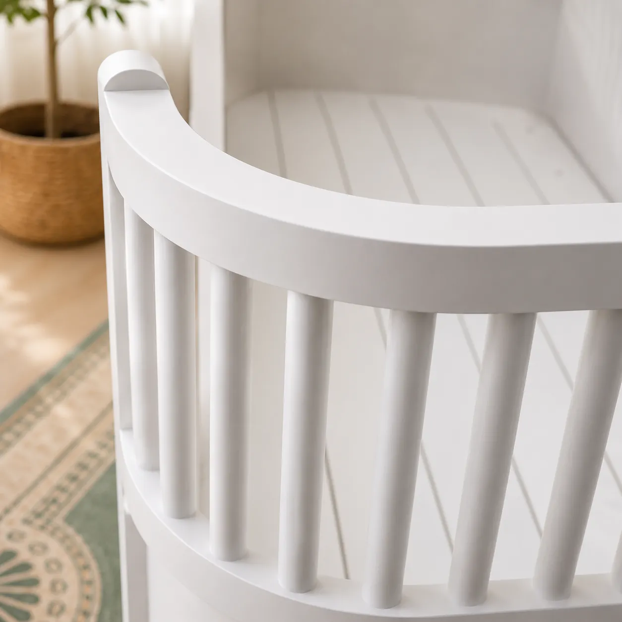 Wooden Baby Cot & Toddler Bed Wooden Baby Cot & Toddler Bed